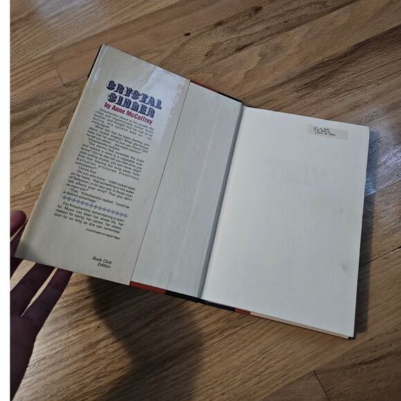 Crystal Singer by Anne McCaffrey ~ 1982 Book Club Edition Hardcover - Picture 13 of 14